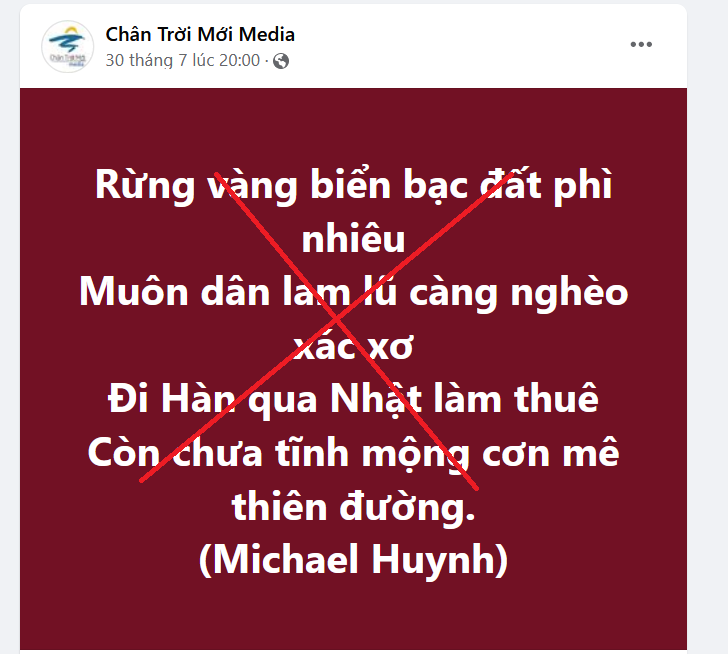 ĐỪNG NGHE ĐÁM PHẢN ĐỘNG "TÁT NƯỚC THEO MƯA"