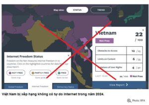 VIỆT NAM "KÉM TỰ DO INTERNET" LÀ ĐÁNH GIÁ THIẾU KHÁCH QUAN