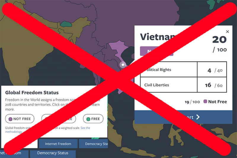 FREEDOM HOUSE LẠI CÁO BUỘC XUYÊN TẠC VỀ TÌNH HÌNH NHÂN QUYỀN VIỆT NAM