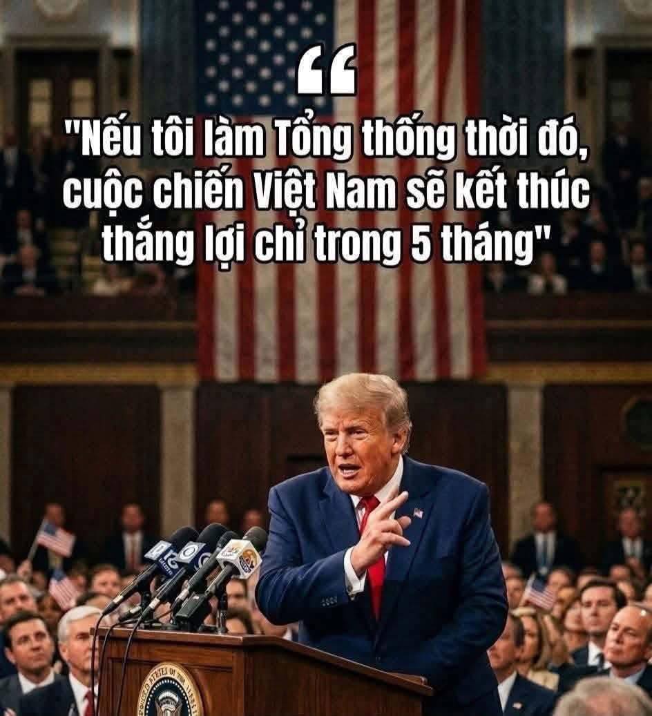 "5 THÁNG ĐÁNH BẠI VIỆT NAM"? TỔNG THỐNG TRUMP VỖ NGỰC GIỮA LÚC NƯỚC MỸ SA LẦY – HỘI CHỨNG VIỆT NAM CHƯA BAO GIỜ NGUÔI